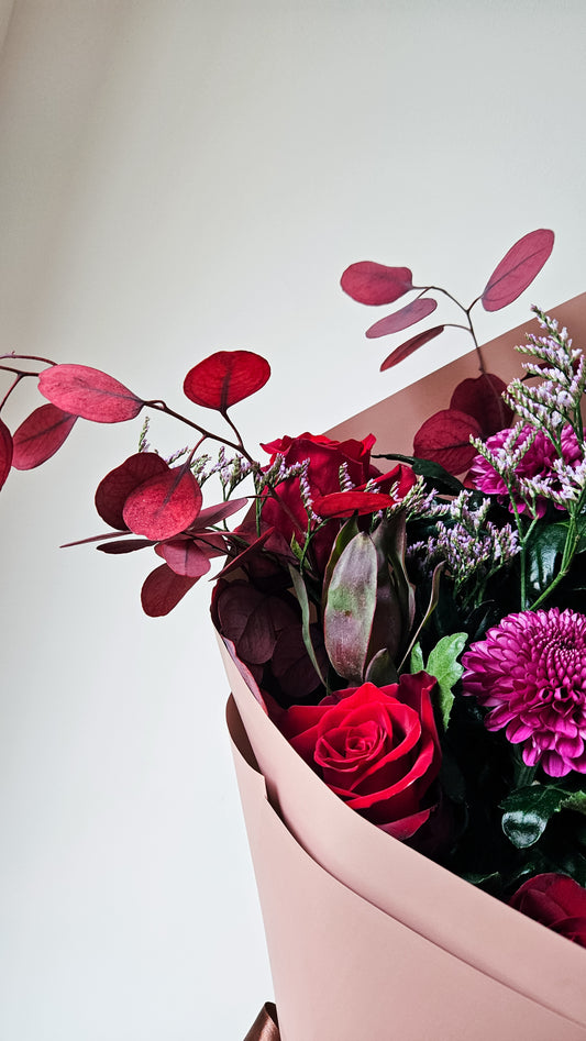 Burgundiška puokštė (vidutinė)